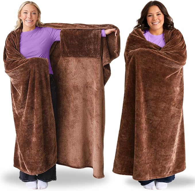 Super Blanky Wearable Blankets for Women, Adult Wearable Blanket Men, Mother's Day Gifts for Her, Wife Birthday Gift Ideas