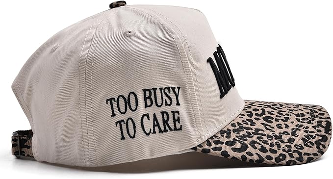 Womens Trucker Hat - with Mommin Embroidery Ponytail Fit - Mothers Day Great Gifts for Mom Wife Stepmom