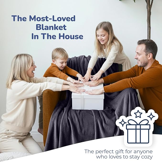 Super Blanky Wearable Blankets for Women, Adult Wearable Blanket Men, Mother's Day Gifts for Her, Wife Birthday Gift Ideas