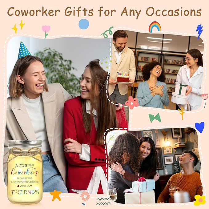 Gifts for Coworkers, Coworker Gifts, Farewell Leaving Christmas Gift for Coworkers Women Friends