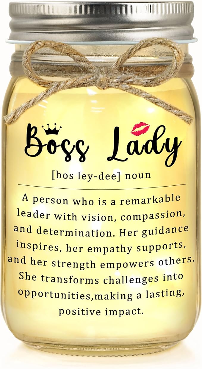 Boss Lady Gifts for Women, Boss Gifts for Women Boss's Day Thank You Appreciation Gift Christmas Birthday Present for Bosses Female