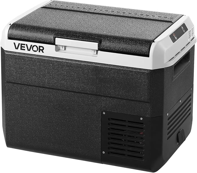 VEVOR 12 Volt Car Refrigerator, 31.7QT/30L Car Fridge, Portable Electric Freezer with -4℉ to 68℉ Adjustable Temp, 12/24V DC and 100-240V AC Compressor Cooler for Outdoor, Camping, RV