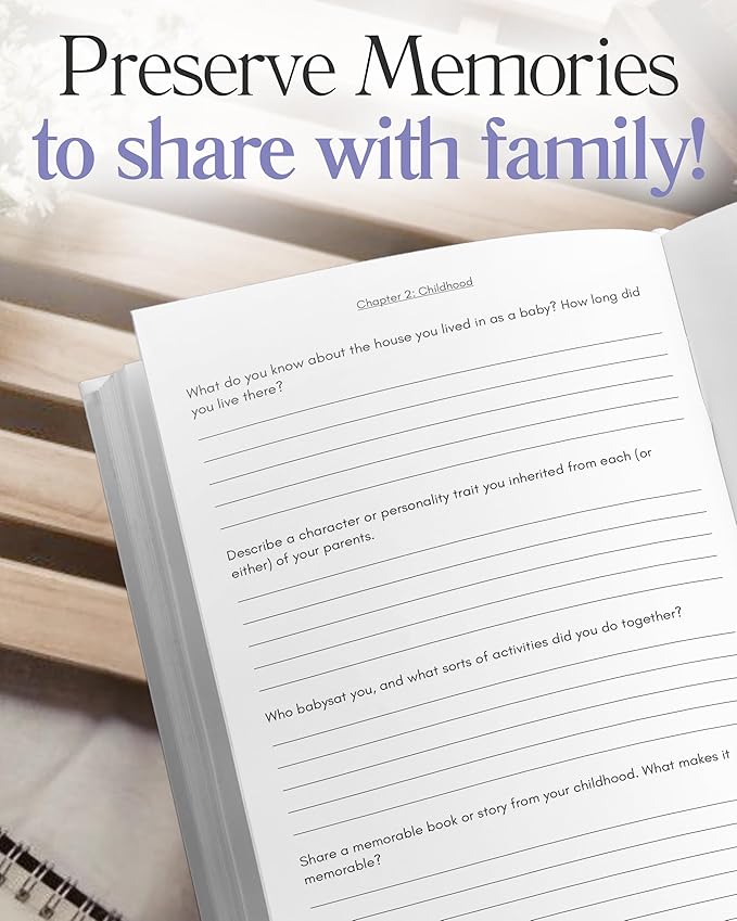 Grammy's Life Story Journal (Hardcover): A Meaningful Keepsake for Grammy to Share Her Journey & Memories, Book Includes 250+ Prompt Questions, Sentimental Gift for Mother's Day, Birthday, Christmas