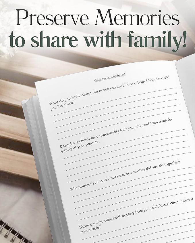 Uncle's Life Story Journal (Hardcover): A Meaningful Keepsake for Uncle to Share His Journey and Memories, Book Includes 250+ Prompt Questions, Sentimental Gifts for Father's Day, Birthday & Christmas