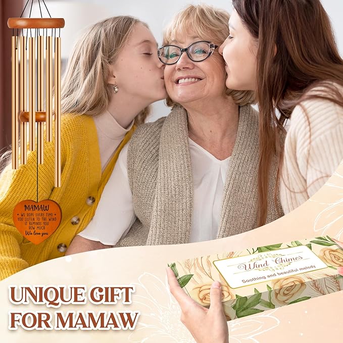 Mamaw Gifts, Birthday Gifts for Mamaw, Grandma Gift in Spanish, Grandma Wind Chimes, Mothers Day for Grandmother Granny Grammy