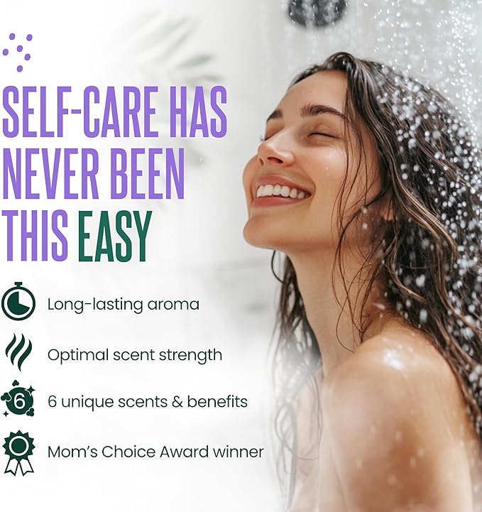 Cleverfy Shower Steamers Aromatherapy - Mother’s Day Gifts for Mom, Wife, Grandma - 30th, 40th, 50th & 60th Birthday Gifts for Women, Her, Best Friend, Daughter, Sister, Teens & Girlfriend - 6 Tablets