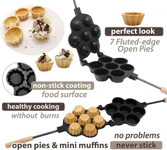 Mini Muffins Open Pies Cookie Maker Non-stick Cookies Pastry