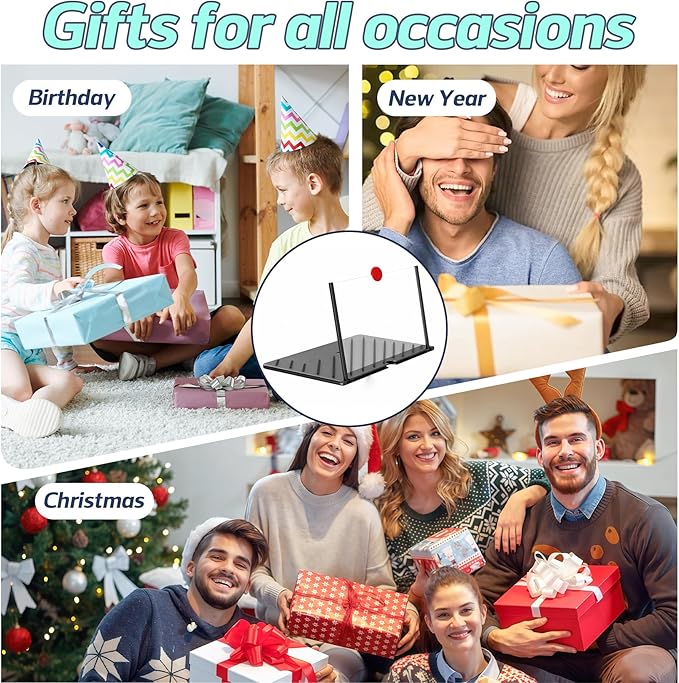 20" Screen Magnifier for Smartphone,3D HD Screen Expanders for Movies, Videos, and Gaming, Screen Magnifier with Adjustable Angle Design Amplifier Desktop Magnifying, Gift for Mom Dad Men Friends