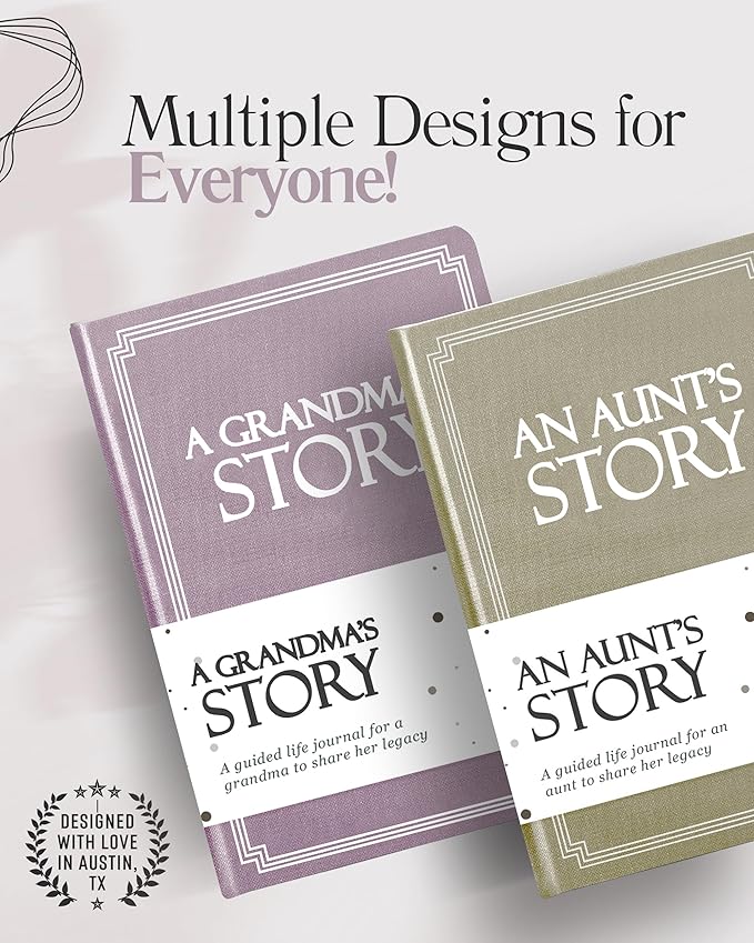 Nana's Life Story Journal (Hardcover): A Meaningful Keepsake for Nana to Share Her Journey and Memories, Book Includes 250+ Prompt Questions, Sentimental Gifts for Mother's Day, Birthday & Christmas