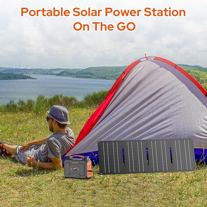 ZeroKor Portable Power Station, 100W Power Pack with AC Outlet, Portable Solar Generator 146Wh External Battery with DC USB C QC3.0 for Smart Devices Camping Home RV VanLife(without Solar Panel)