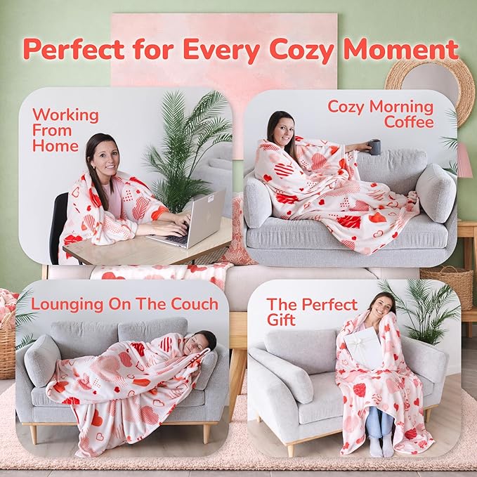 Super Blanky Wearable Blankets for Women, Adult Wearable Blanket Men, Mother's Day Gifts for Her, Wife Birthday Gift Ideas