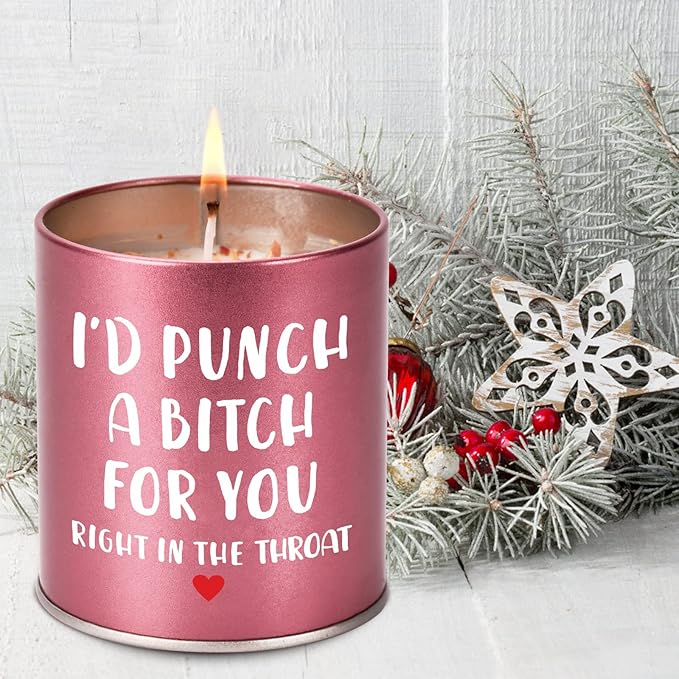 Mothers Day Gifts for Mom Women Scented Candle: Birthday Gifts Girlfriend Wife Sister Galentines Christmas Stocking Stuffers White Elephant Valentines Day for Her Anniversary Friendship Funny Gift
