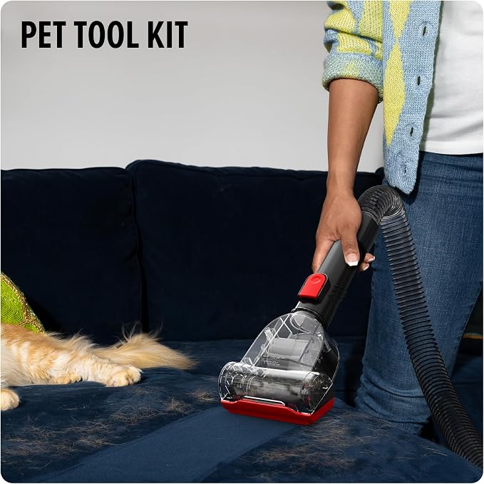 Dirt Devil Multi-Surface Total Pet+ Upright Bagless Vacuum Cleaner | Ideal for Carpet and Hard Floor, Includes Pet Tool Kit, Powerful, Lightweight, Corded Vacuum Cleaners for Home Use