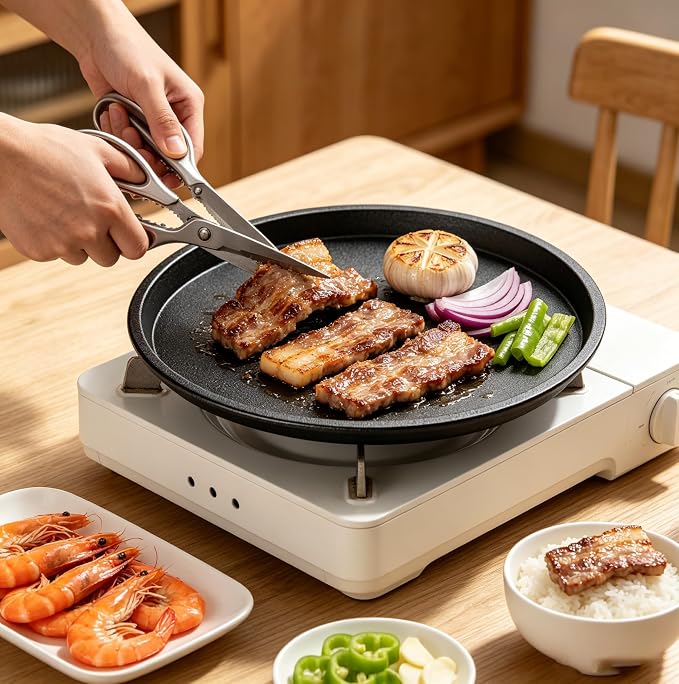 Cast Iron Fajita Plate, Skillet Pan, Steak Platter (10 inch)