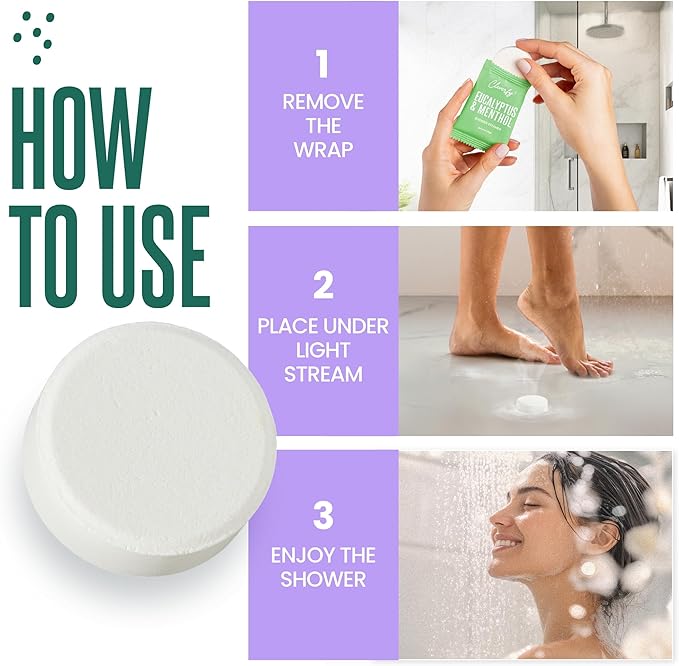 Cleverfy Shower Steamers Aromatherapy - Mother’s Day Gifts for Mom, Wife, Grandma - 30th, 40th, 50th & 60th Birthday Gifts for Women, Her, Best Friend, Daughter, Sister, Teens & Girlfriend - 6 Tablets