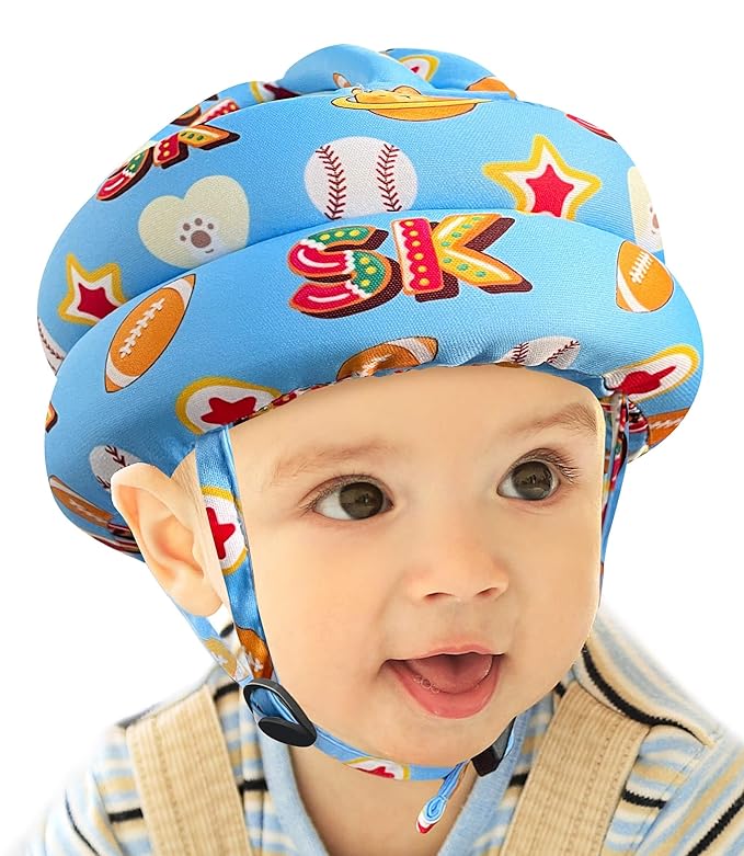 Simply Kids Baby Helmet for Crawling Walking I Baby Head Protector No Bumps and Soft Cushion Infant Baby Safety Headguard for Learning to Walk I Toddler Helmets 1-2 Years Old, 6-12 Months