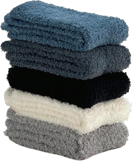 TEHOOK Warm & Cozy Gifts for Women, Fluffy Fuzzy Plush Sleeping Slipper Socks - Soft Warm Fabric