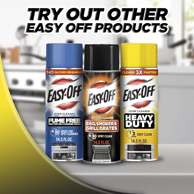 Easy Off Heavy Duty Degreaser Cleaner Spray, 32 Ounce (Pack of 2)