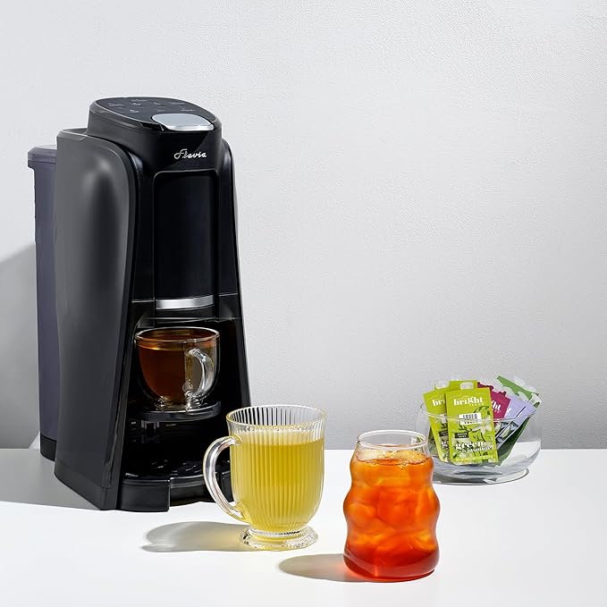 Flavia Aroma Brewer - Coffee Machine, Makes Coffee, Lattes, Tea, and other Hot or Iced Beverages with Single-Serve Freshpacks, Multiple Brew Sizes, Black, Works ONLY with Flavia Freshpacks