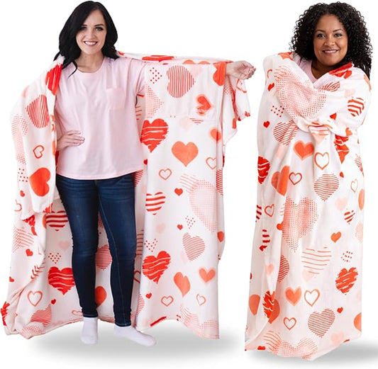 Super Blanky Wearable Blankets for Women, Adult Wearable Blanket Men, Mother's Day Gifts for Her, Wife Birthday Gift Ideas