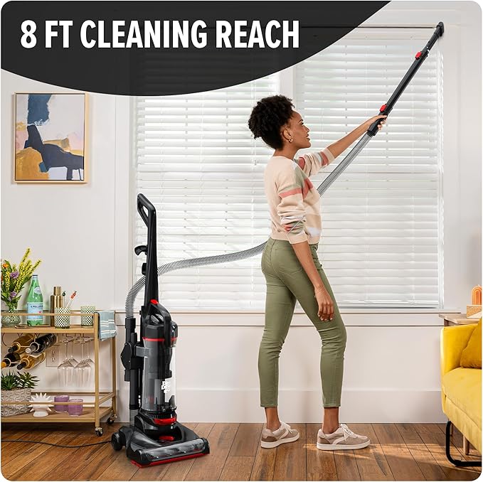 Dirt Devil Multi-Surface Total Pet+ Upright Bagless Vacuum Cleaner | Ideal for Carpet and Hard Floor, Includes Pet Tool Kit, Powerful, Lightweight, Corded Vacuum Cleaners for Home Use