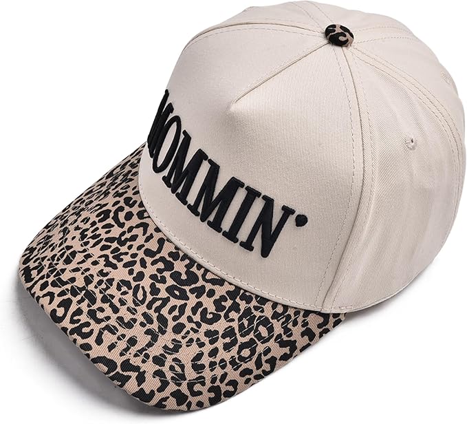 Womens Trucker Hat - with Mommin Embroidery Ponytail Fit - Mothers Day Great Gifts for Mom Wife Stepmom