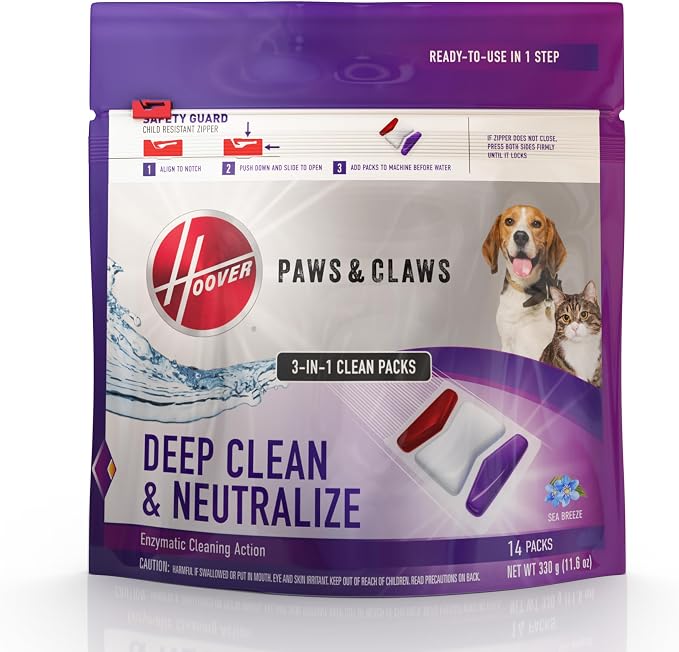 Hoover PowerScrub XL Pet Carpet Cleaner Machine for Carpet and Upholstery | Deep Cleaning Carpet Shampooer Machine with Multi-Purpose Tools, Powerful Suction, Pair with Hoover Cleaner Solution