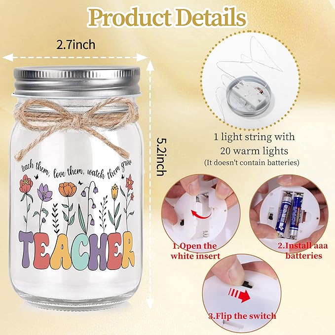 Teacher Gifts, Christmas Gifts for Teachers, Teacher Appreciation Gift Thank You Gift for Teachers