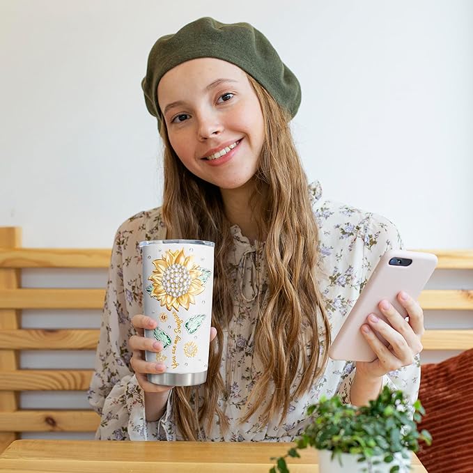 Muilzon Aunt Gifts Tumblers 20oz - Best Aunt Ever Gifts for Birthday Christmas Mothers Day Coffee Mug - Auntie Gift from Niece/Nephew - Unique Gift Ideas for Auntie Cup