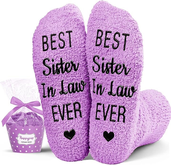 HAPPYPOP Mothers Day Socks - Sisters Aunt Gifts, Gifts for Sister Daughter Mother in Law