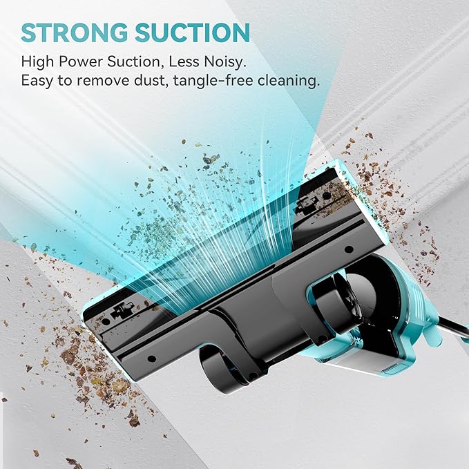 Vazone R6X Corded Stick Vacuum Cleaners for Home, 20Kpa Powerful Suction Stick Vacuum with 16Ft Cord, 2 in 1 Lightweight Handheld Vacuum Cleaner for Hardwood Floor Pet Hair