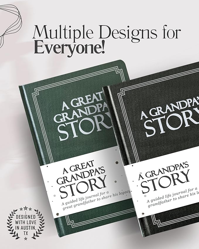 Papa's Life Story Journal (Hardcover): A Meaningful Keepsake for Papa to Share His Journey and Memories, Book Includes 250+ Prompt Questions, Sentimental Gifts for Father's Day, Birthday & Christmas