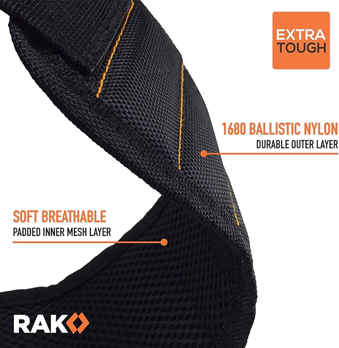 RAK Magnetic Wristband for Tools - Premium Tool Belt for Holding Screws Nails with Powerful Magnets, Birthday Gifts for Men, Cool Gadgets Stuff Gifts for Dad, Husband, Grandpa, Handyman, Him