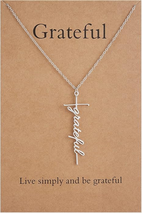 Lcherry Faith Cross Pendant Necklace for Women Religious Christian Jewelry Mother's Day Gifts for Women