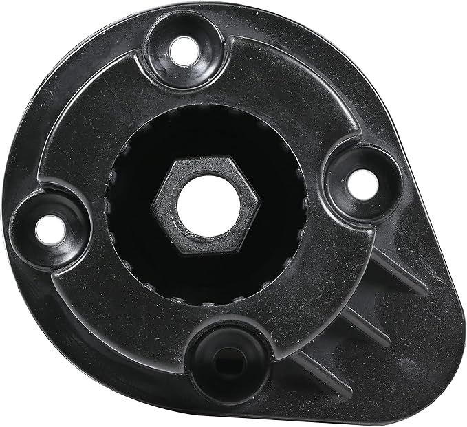 Rok Hardware Adjustable Furniture Legs, Cabinet Leg Levelers, Adjusts from 3-3/4" (95.25mm) to 6" (152.4mm) high, Black ABS, R3301BLK
