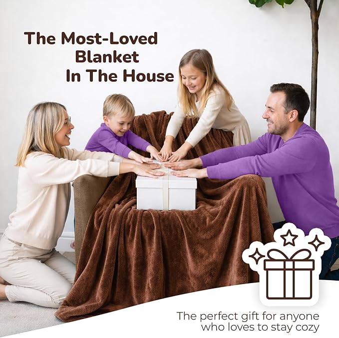 Super Blanky Wearable Blankets for Women, Adult Wearable Blanket Men, Mother's Day Gifts for Her, Wife Birthday Gift Ideas