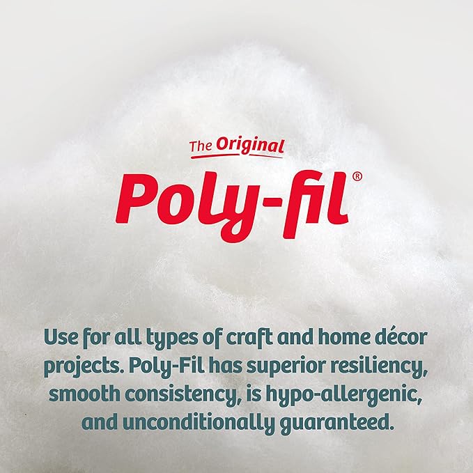 Poly-Fil Premium Polyester Fiber Fill by Fairfield, 50 oz bag