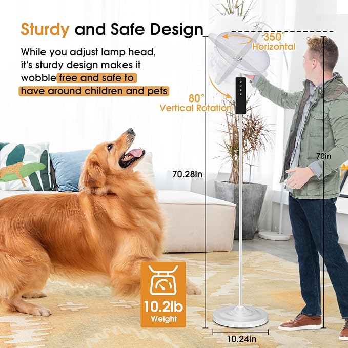 hanaking 30W/2600LM Bright Floor Lamp with Remote Control, RGB Color Changing Torchiere Floor Lamp, Stepless Adjust Color Temperatures and Brightness for Bedroom and Play Room