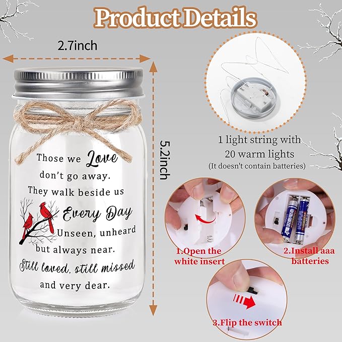 Sympathy Memorial Gifts for Loss of Loved One Bereavement Grief Gifts for Women In Memory of Loved One