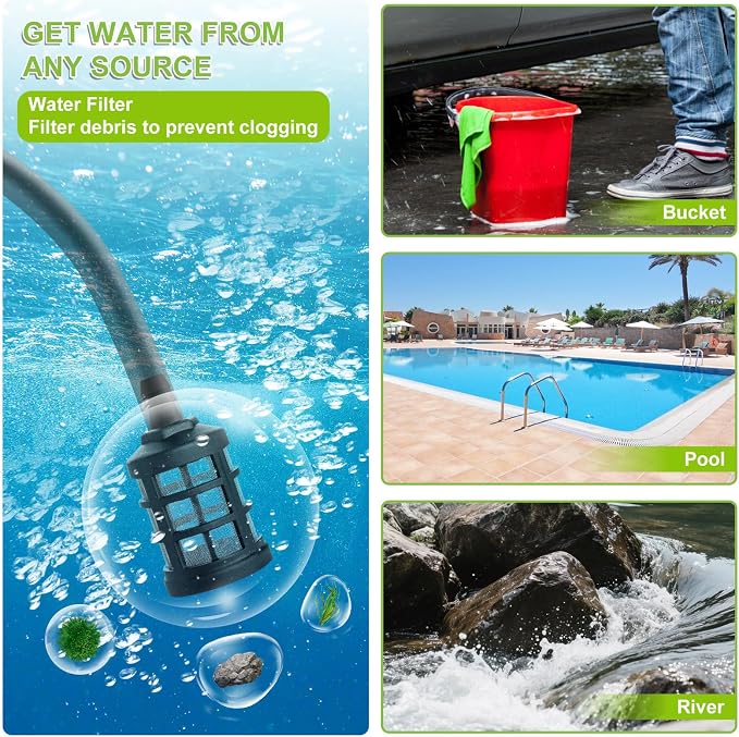 KEPEAK Cordless Pressure Washer, 1450PSI Portable Power Washer with 6-in-1 Nozzle, 21V Hand Held Pressure Washer with 2 Batteries, Electric Power Cleaner for Car, Garden, Home