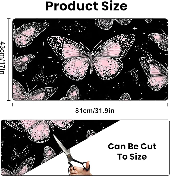 Coffee Mat 17"x32" - Extra Large Absorbent Non Slip Dish Drying Mat,Coffee Bar Accessories,Kitchen Counter Protector for Coffeemaker, Sink, Dining Decor