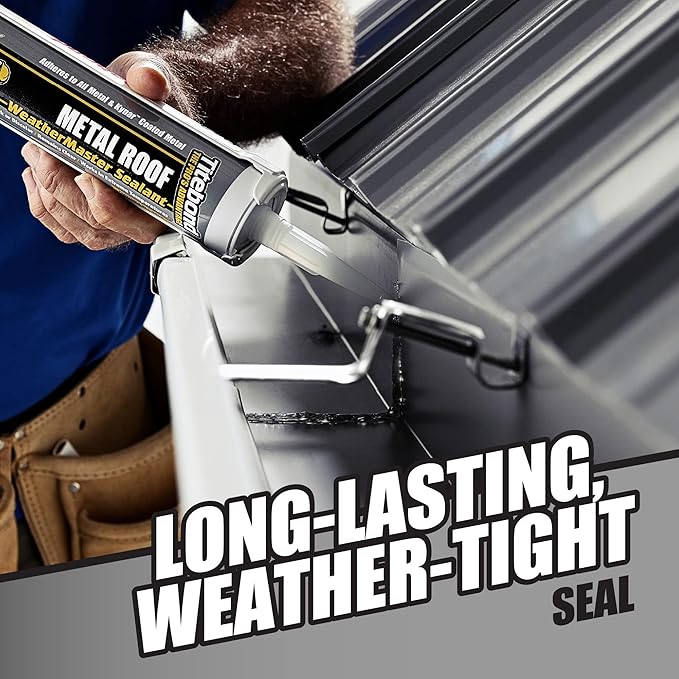 Titebond 61121 Metal Roof Sealant Cartridge, 10.1 oz., Black