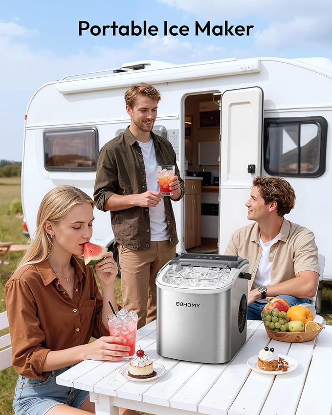 EUHOMY Ice Maker Machine