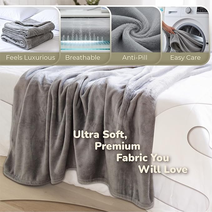 Super Blanky Wearable Blankets for Women, Adult Wearable Blanket Men, Mother's Day Gifts for Her, Wife Birthday Gift Ideas