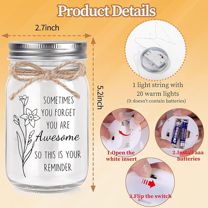 Gifts for Women, Birthday Gifts for Women, Thank You Unique Gift for Woman, Womens Birthday Unique Graduation Employee Coworkers Teacher Appreciation Gift You Are Awesome
