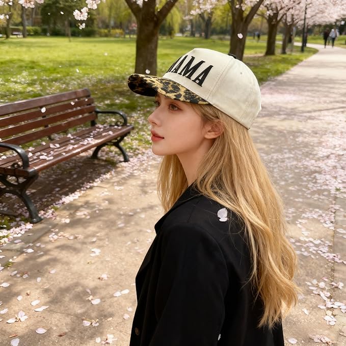 Womens Trucker Hat - with Mommin Embroidery Ponytail Fit - Mothers Day Great Gifts for Mom Wife Stepmom