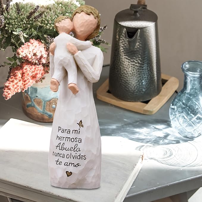 Abuela Gifts, Abuelita Gifts, Regalos para Abuela, Regalo de Navidad para Mujer, Sculpted Hand-Painted Figurine