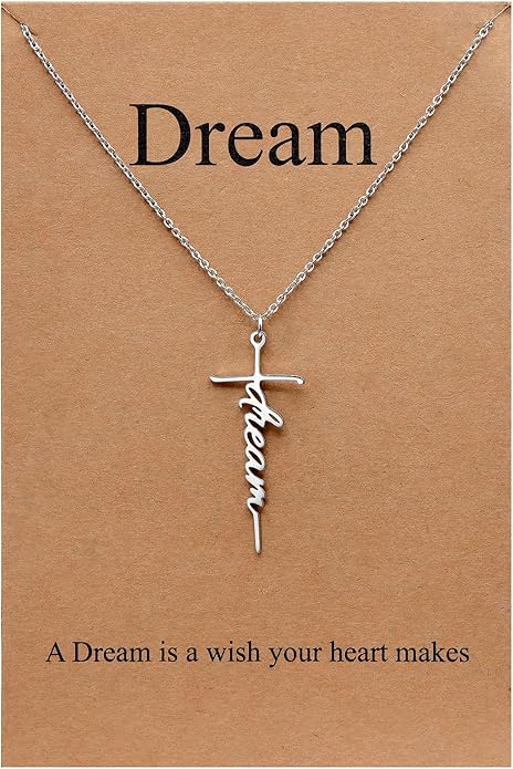 Lcherry Faith Cross Pendant Necklace for Women Religious Christian Jewelry Mother's Day Gifts for Women