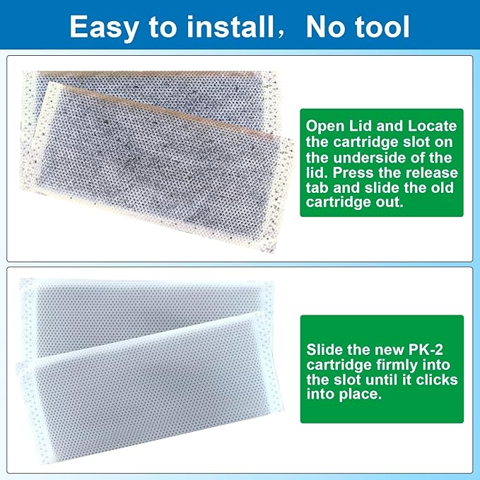 Refrigerator Air Filter Compatible with FRIGIDAIRE Gallery Models GRMC2273BF, GRMC2273BD, GRMG2272BF， Compatible with FRIGIDAIRE PureAir PK-2 Produce Keeper Plus FRPAPK2RF