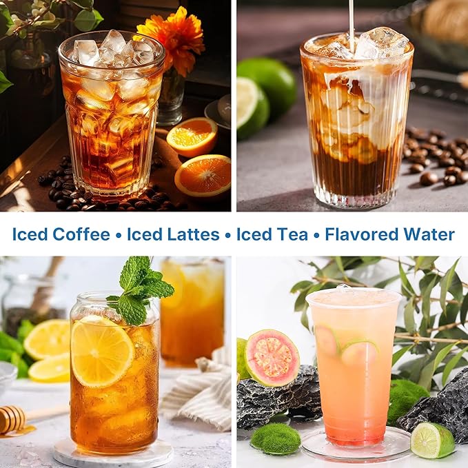 Iced Tea Maker Machine with 20OZ Pitcher, Cold Brew Coffee Maker with Reusable Filter, Strength Control for Flavor, Compact Single Serve Machine for Grounds/Tea for Home & Office, Black